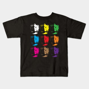 Cyberman pop art Kids T-Shirt